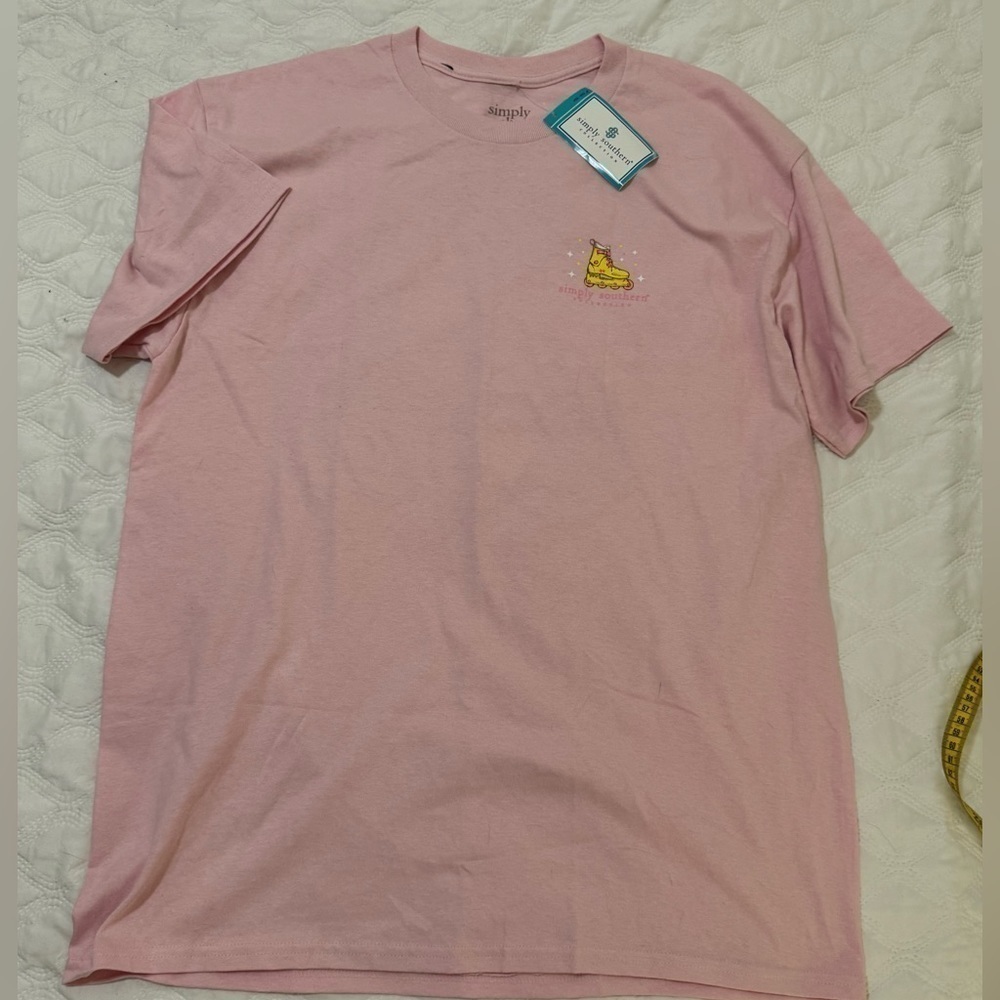 NWT Simply Southern pink FIND THE BEAUTY IN EVERYTHING YOU DO t-shirt size L - Picture 2 of 8